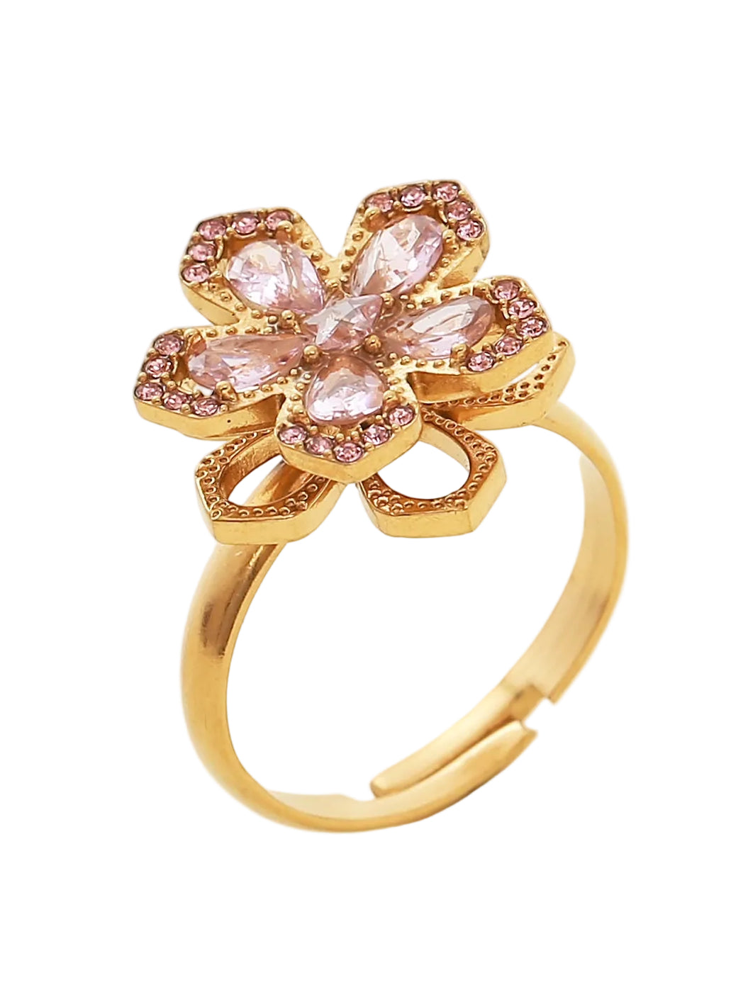 Bague Anti-Stress Maïssa - Rose Poudré